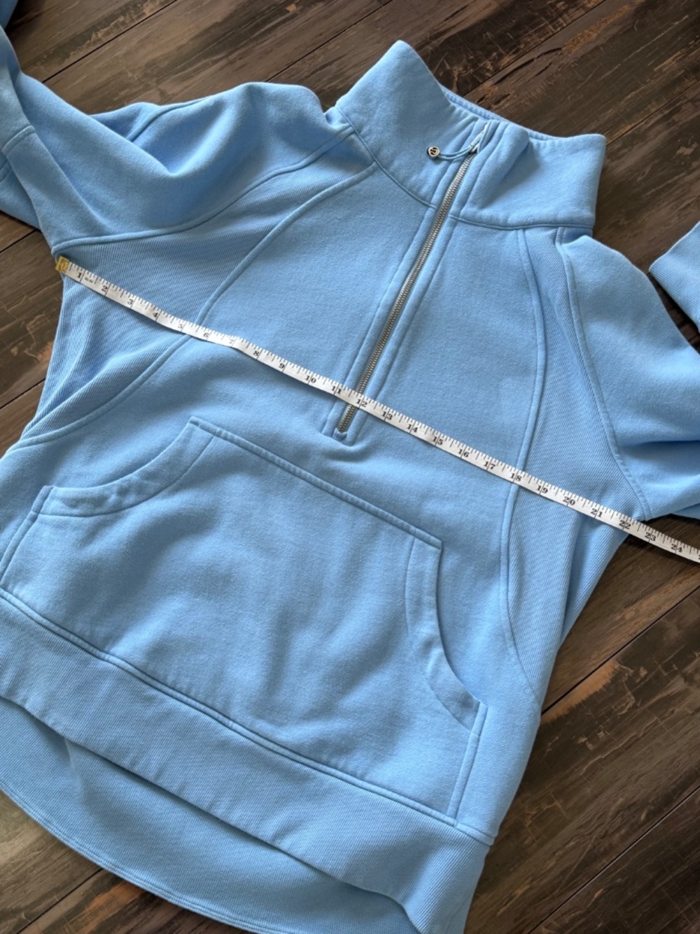 Lululemon Scuba Oversized Sweatshirt Funnel Neck Half Zip Longer Length Sinatra - Picture 12 of 16